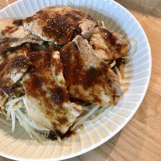 油なし。ヘルシー。簡単。豚バラ丼。